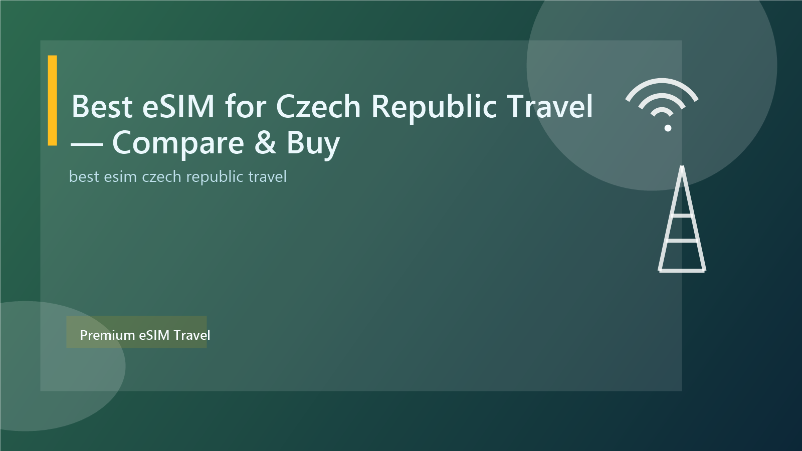 Best eSIM for Czech Republic Travel — Compare & Buy