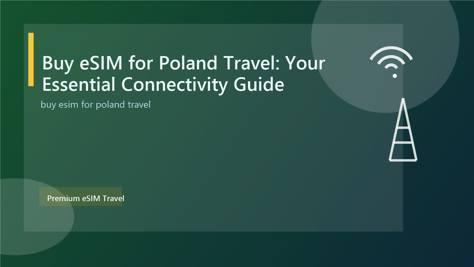Buy eSIM for Poland Travel: Your Essential Connectivity Guide