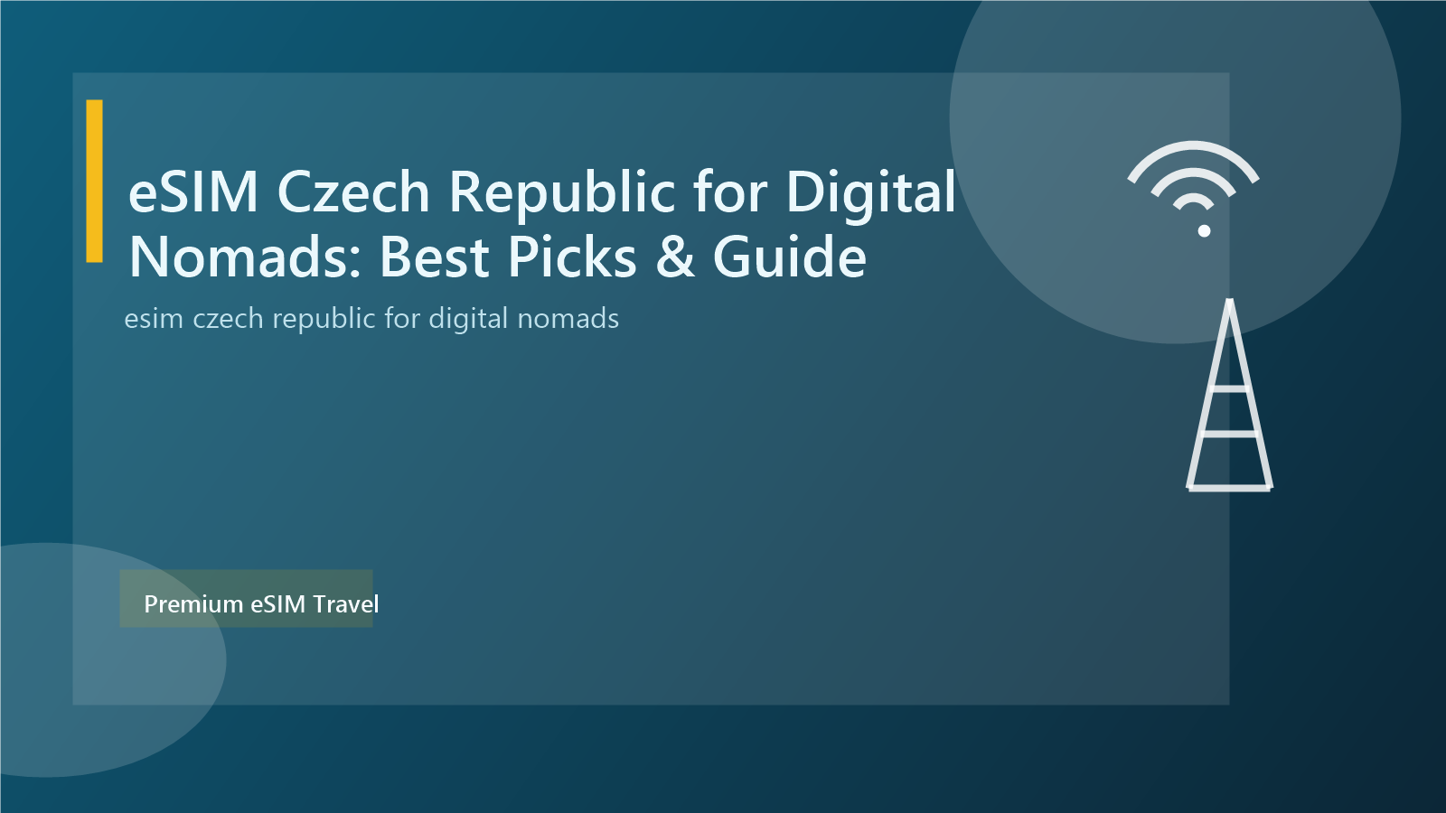 eSIM Czech Republic for Digital Nomads: Best Picks & Guide