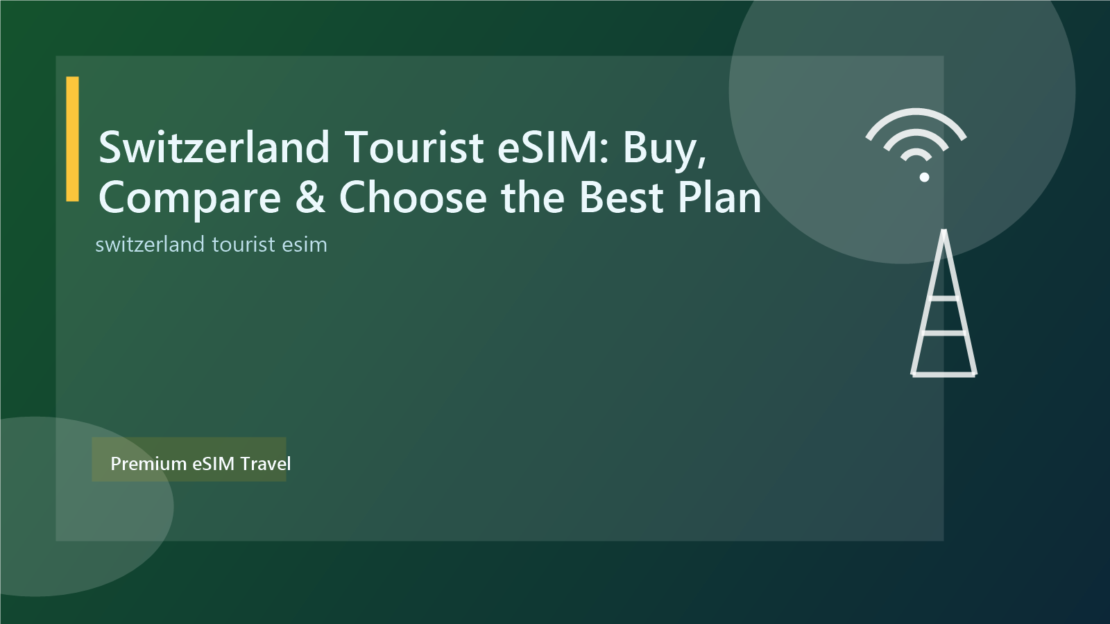 Switzerland Tourist eSIM: Buy, Compare & Choose the Best Plan